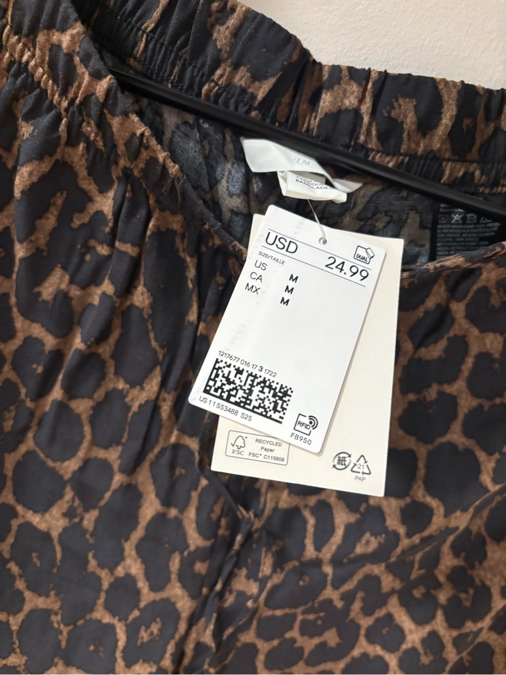 H&M Leopard Print Pull-On Pants - Picture 4 of 7